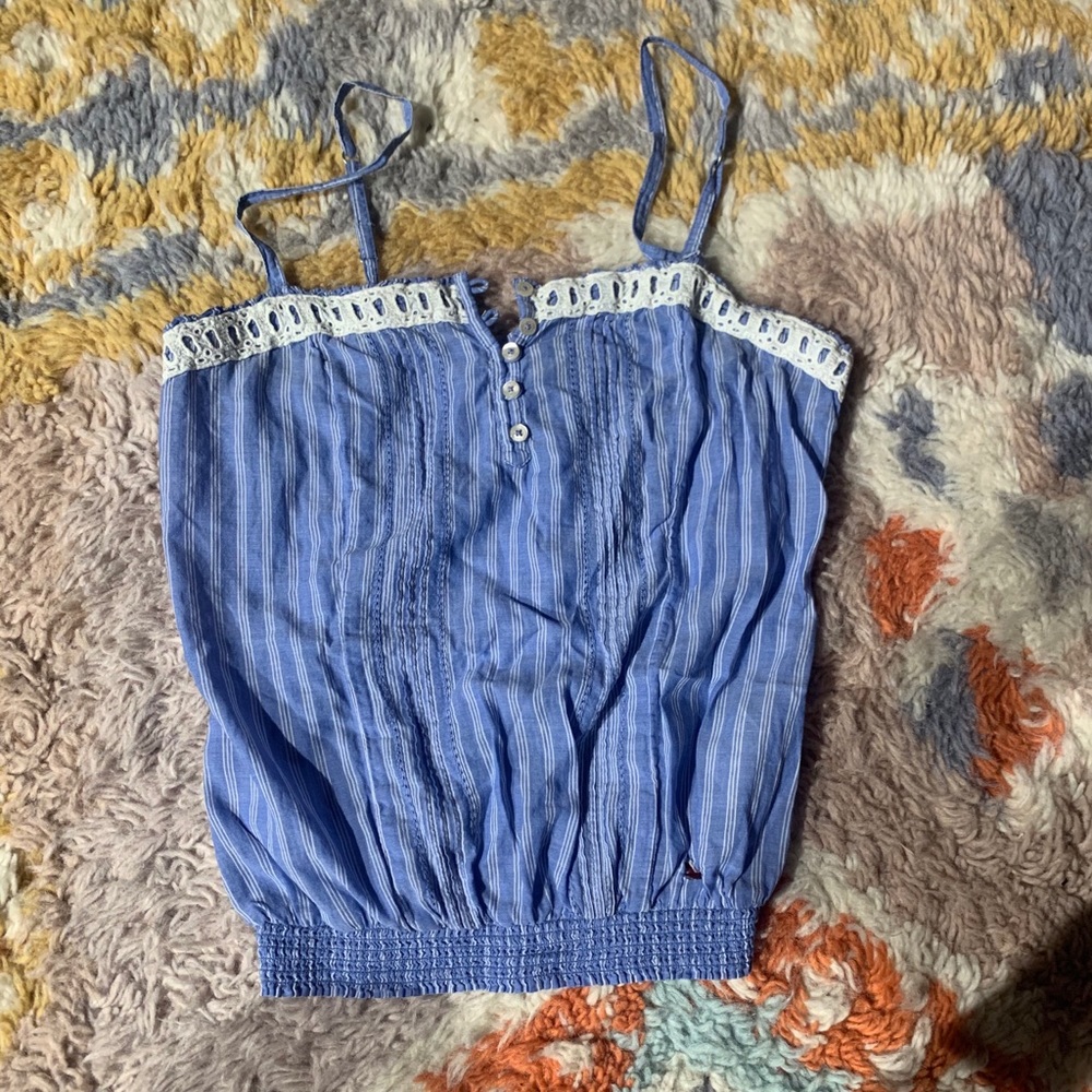 Pinstripe crop top
